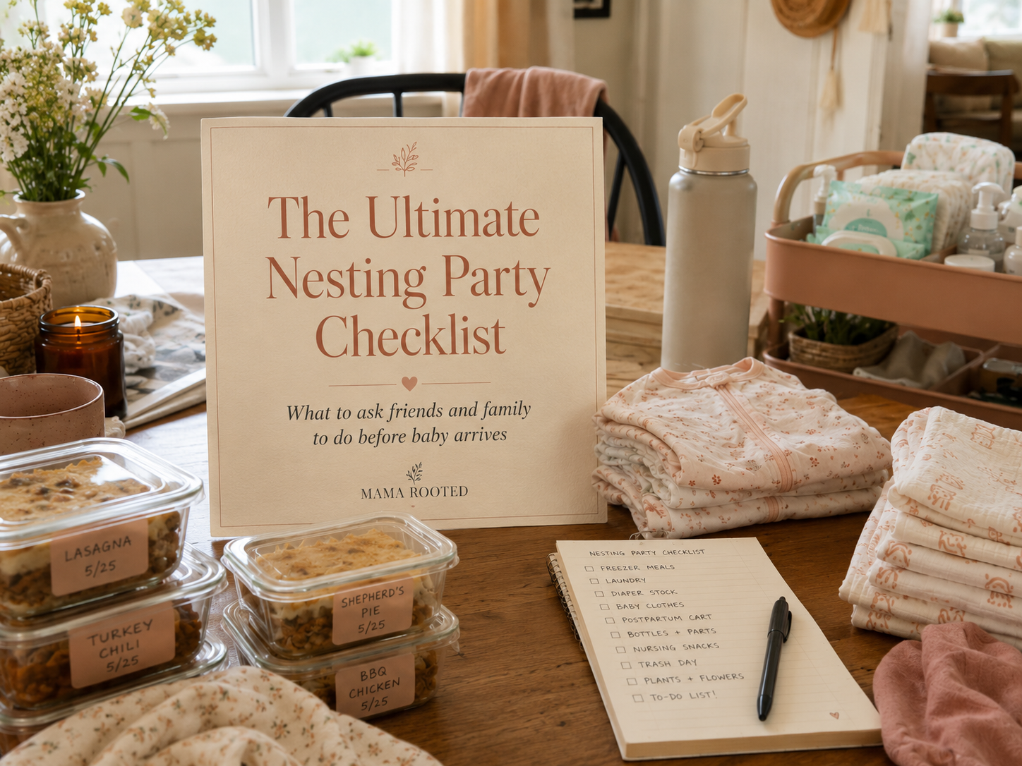 The Ultimate Nesting Party Checklist: What to Ask Friends and Family to Do Before Baby Arrives
